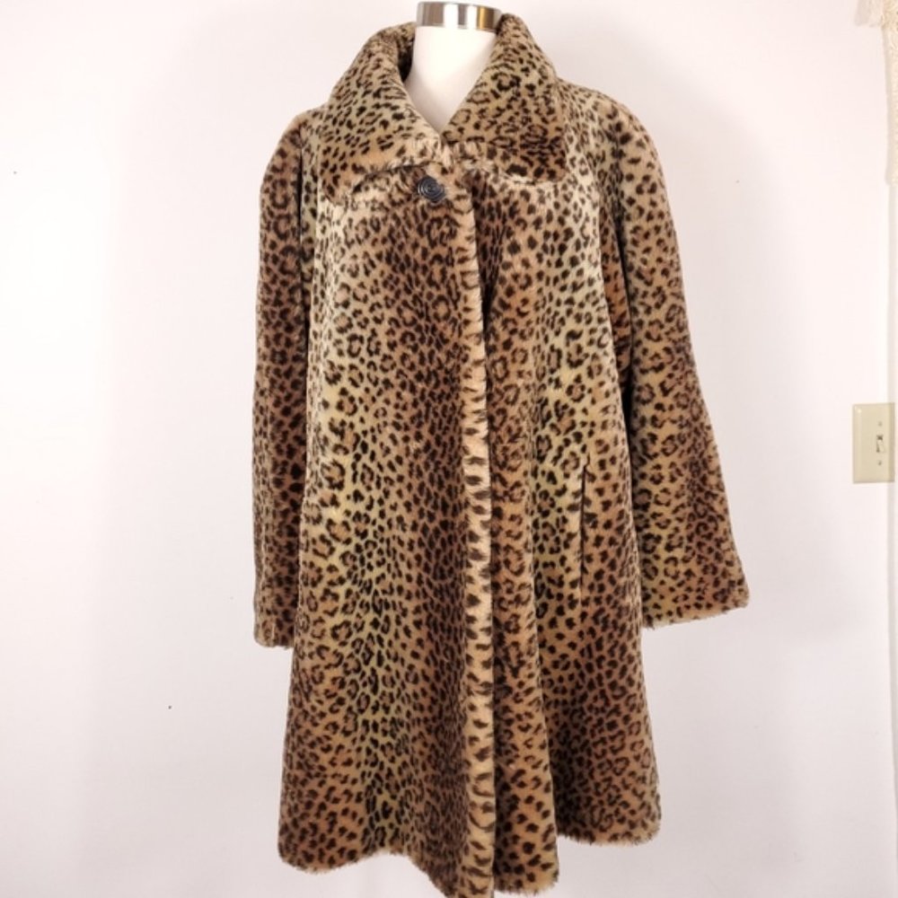 Donny Brook vintage faux leopard jacket